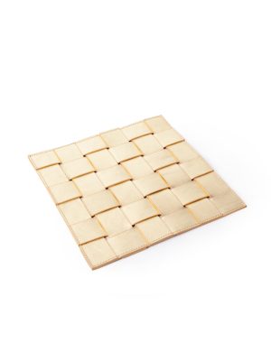 Centro de mesa dorado